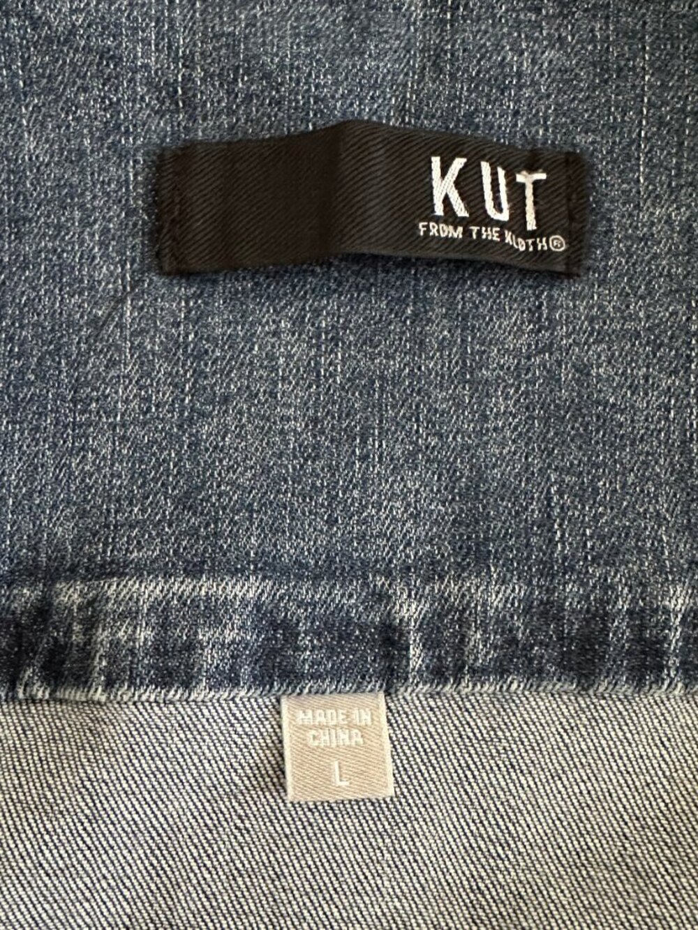 Kut From The Kloth Denim Jacket - LARGE - Picture 3 of 5